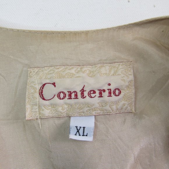 Vintage Conterio Women's Tapestry Vest CHILDREN OF THE WORLD Size XL - Picture 5 of 7